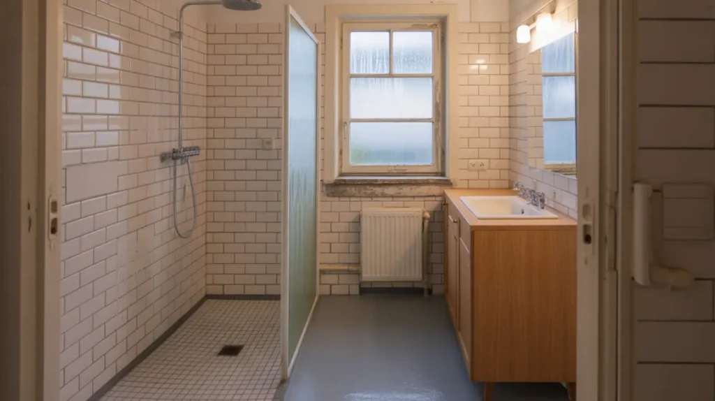 badrumsrenovering med nytt t tskikt kakel och golvv rme i majorna g teborg