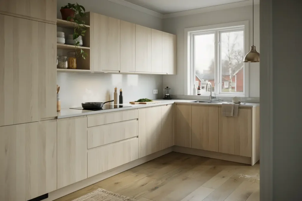 k ksrenovering med platsbyggda sk p och nya arbetsytor p hisingen