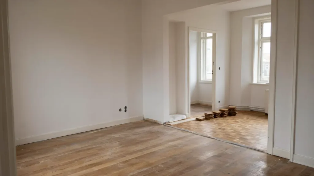 l genhetsrenovering med m lning parkettbyte och golvslipning